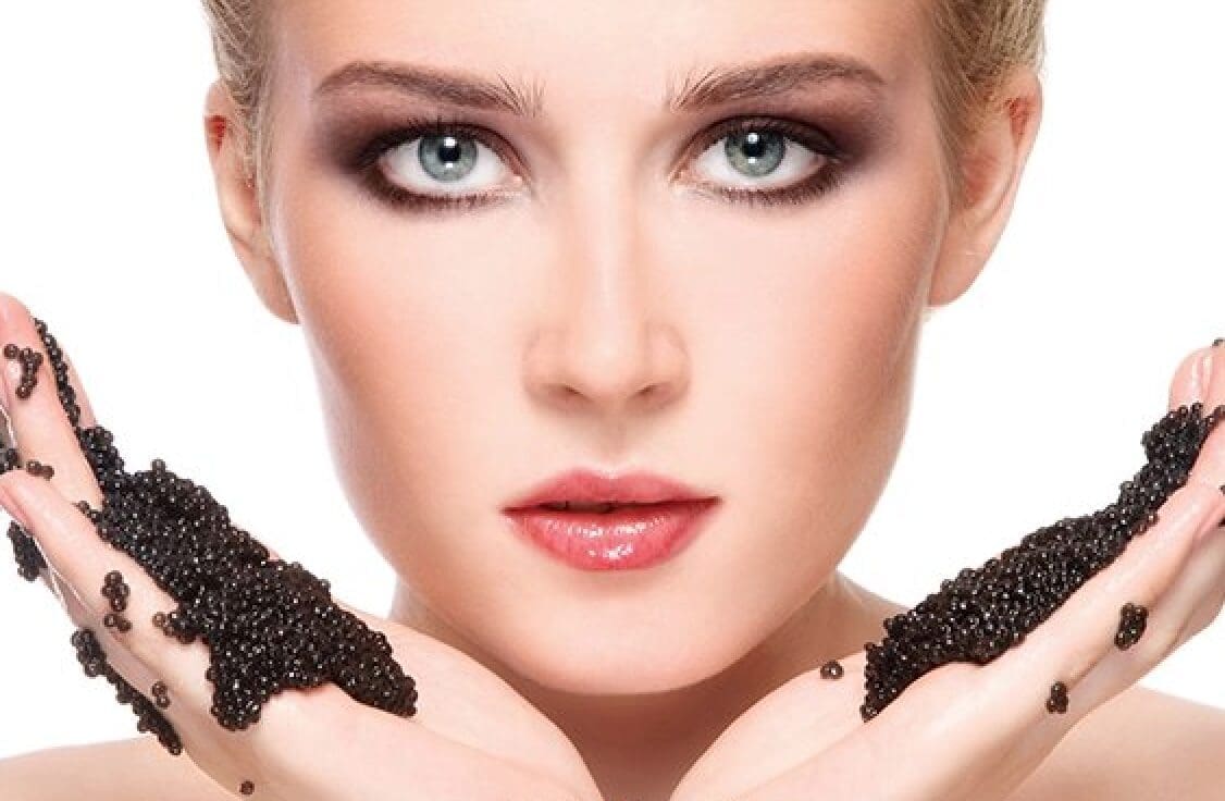 aqua marine peel with caviar